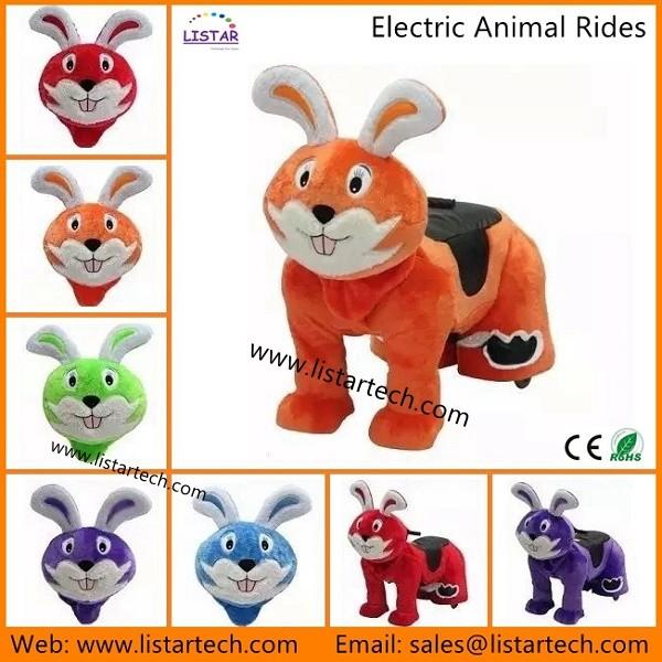 Walking Stuffed Animals Electric Animal Scooter Rides Walking Animal Bikes,