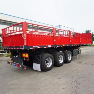 Quality FUWA Tri Axle Agricultural 40 Feet 60T Stake Side Trailer wholesale