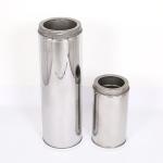 Round 6 Inch Insulated Chimney Pipe , Stainless Steel Insulated Stove Pipe