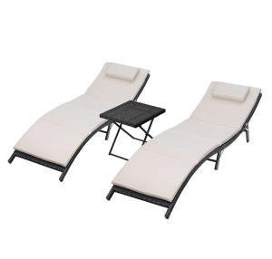 Quality SGS Approval 77inch Depth Outdoor Patio Chaise Lounges wholesale