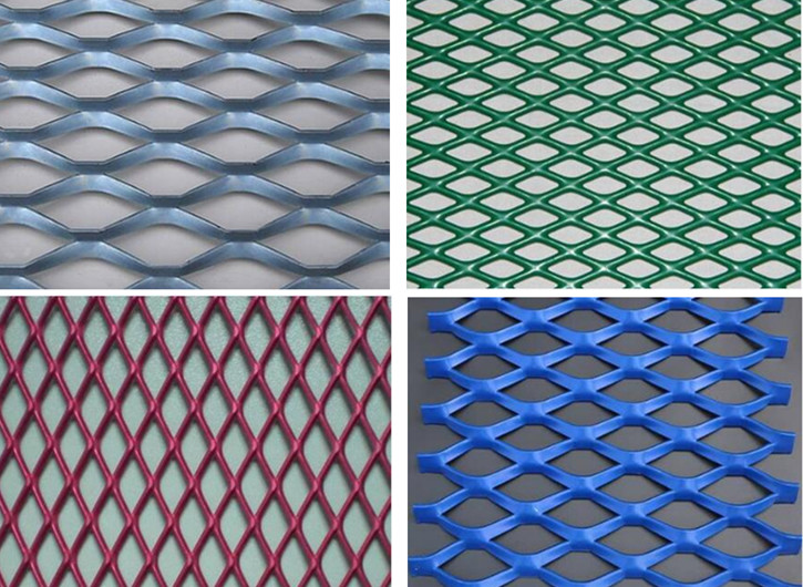 4ft X 8ft Diamond Hole Perforated 8mm Aluminum Expanded Sheet For Security Wall
