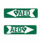 Wall Mounted Heart Sign AED One Way / Two Way / V Shape Type Available
