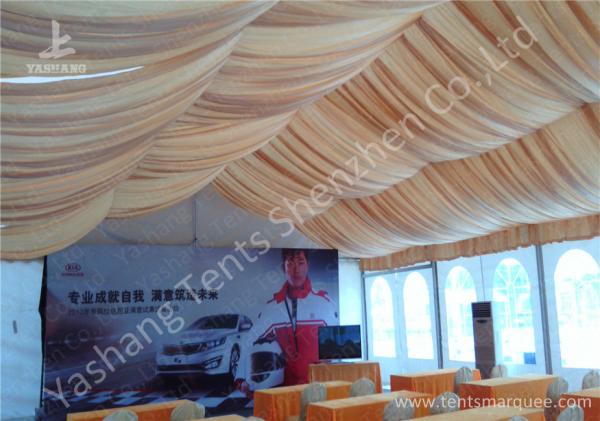 Roof Lining PVC Fabric Cover Outdoor Aluminum Profile Car Exhibition Tent