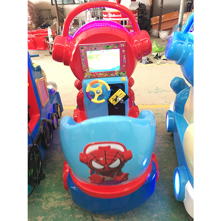 Spider Man Supermarket Children'S Coin Operated Rides / Kids Ride On Cars