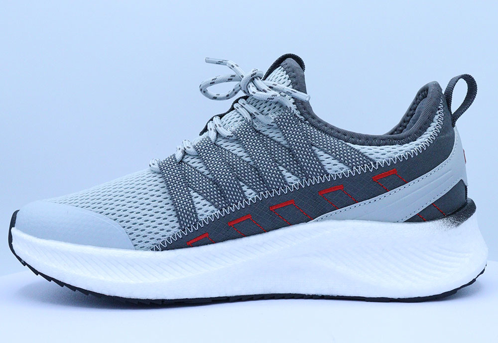 sneaker shoe fresh design for men faux leather upper lace up style