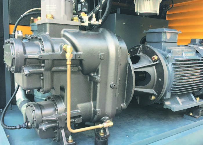 30kw 40hp Two Stage Air Compressor Oil Injected Rotary Screw Compressor