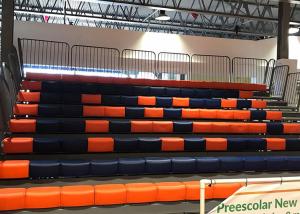 Quality Powder Coating Retractable Grandstand Seating For College Basketball Court wholesale