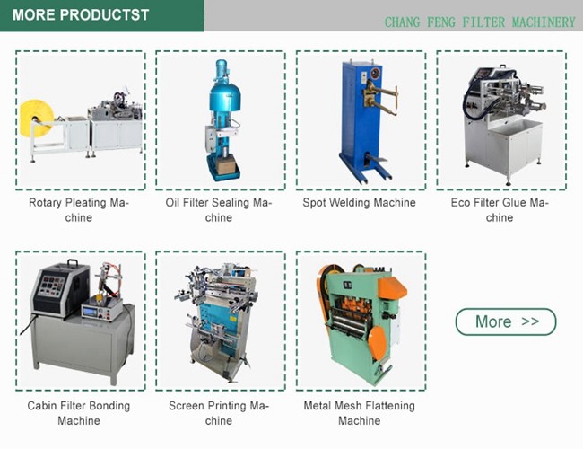 380v Car Air Filter Making Machine 1800X1030X900mm Paper pleaeting