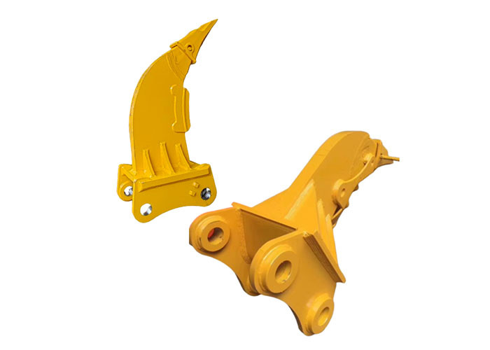 Yellow Black Thicker Plate Hydraulic Ripper For Excavator Cat Hitachi Komatsu PC200