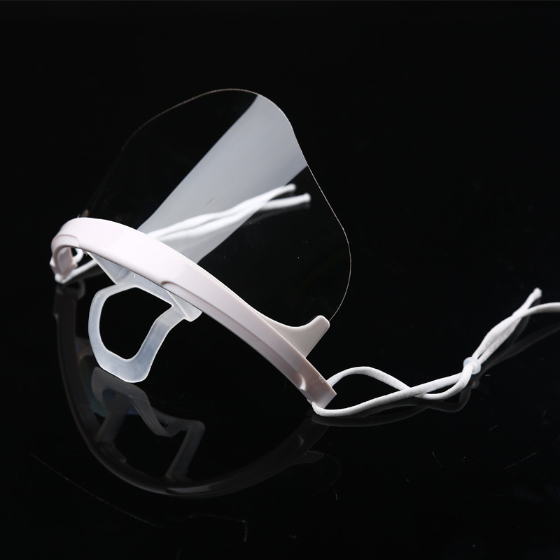 Reusable Sanitary Transparent Plastic Mouth Cover