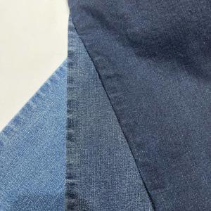 Quality Woven TC 3/1 Left Wide Width Denim Jeans Fabric Deep Indigo Medium Weight Classic wholesale
