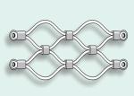 Pliable Seamless Webnet Stainless Steel Mesh Ferruled Class 1.4401 High Grade