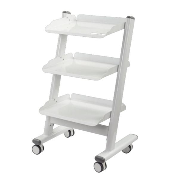Hot Sale Dental Equipment Stainless Steel Medical Trolley Cart 4 Universal