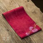 Colorful Printed Kitchen Placemat, Dining Table Mat, Suede Placemat, Anti