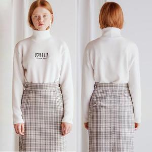 Quality Turtle Neck Women Winter Clothing Hoodies Embroidery wholesale