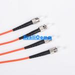 Armoured Fiber Optic Patch Cord , Multi Mode Duplex Fiber Optic Cable ST - ST