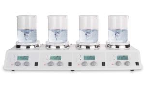 Quality LCD 4 - Channel Digital Magnetic Hotplate Stirrer With 5 Inch Hotplate wholesale