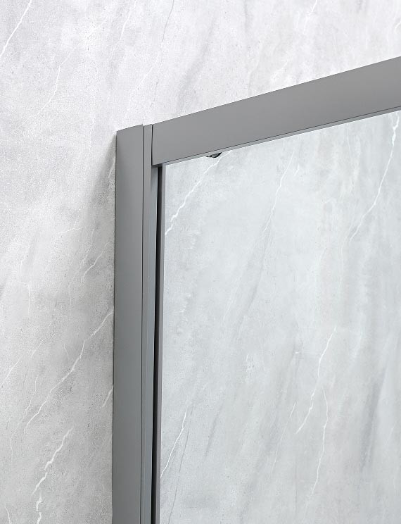 Sliding Opening European Shower Enclosure With Alum Frame And 5/6mm Tempered Glass