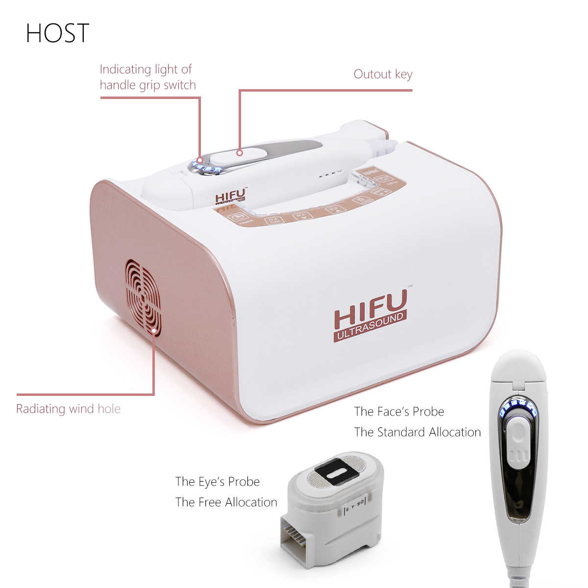Mini Anti Wrinkle Home Use Beauty Device Hifu Face Lifting