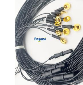 China Reusable EEG Cup Electrodes with Gold Plating and 3m Cable on sale