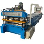 762mm 0.12-0.4mm corrugated roll forming machine in Indonesia Raw material: GI