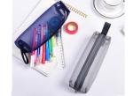 Pen bag creative personality net transparent storage bag junior high school