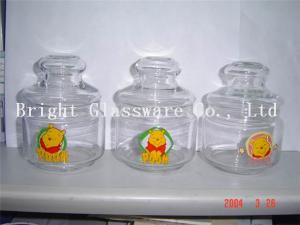 Quality small storage containers, glass candy jar sale wholesale