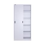 Office Furniture Metal Vertical Stainless Steel File Cabinet with Two Doors
