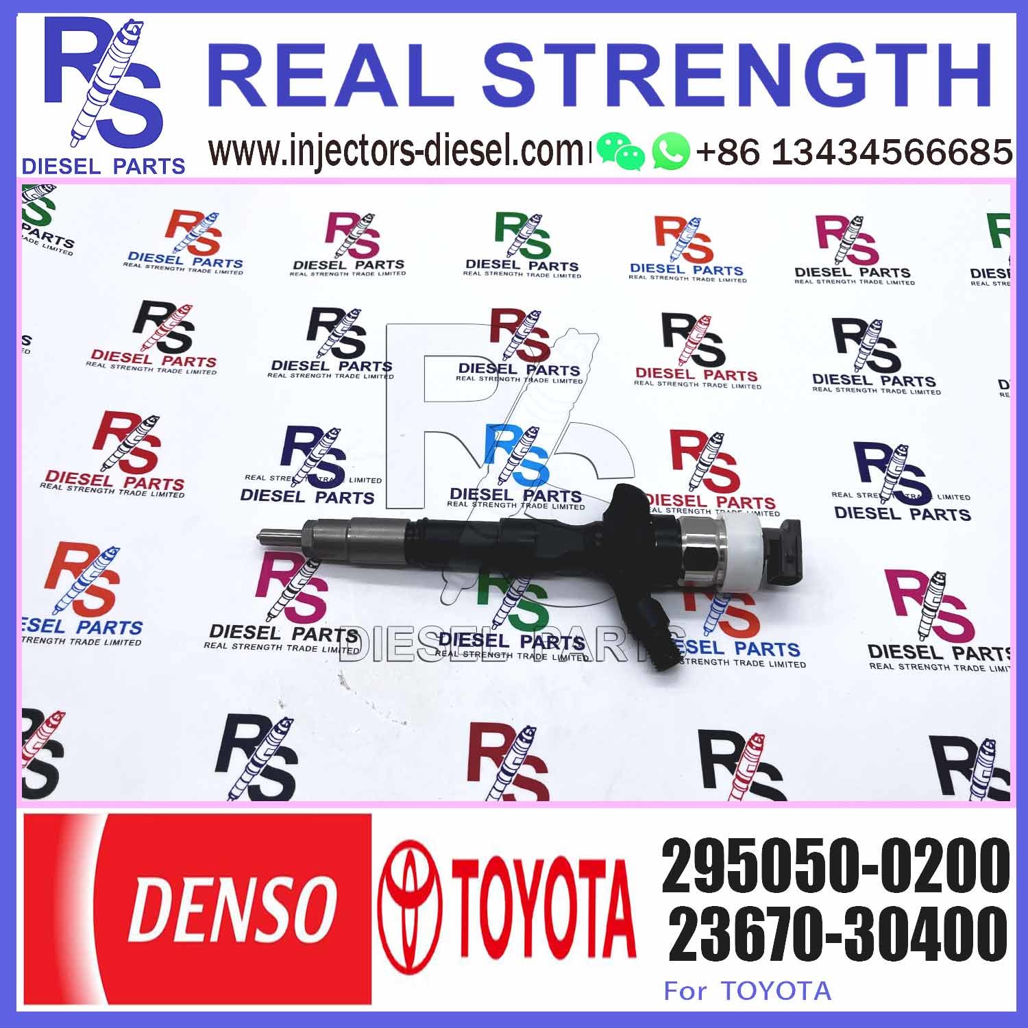 Hot Selling Genuine New Diesel Fuel Injector 295050-0460 295050-0200 For Toyata Car 23670-30400 23670-30440 23670-39435