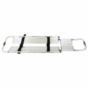 Quality 75in Foldable Aluminum Scoop Stretcher Emergency Portable Adjustable Length Travel Size Patient Transport Stretcher wholesale