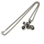 Men Fashion Jewelry Punk Stainless Steel Motor Biker Pendant Necklace