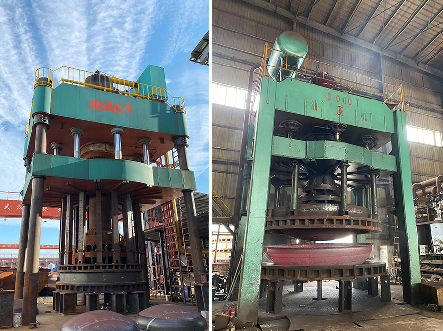 5372 Diameter Carbon Steel Semi Elliptical Heads For Shell And Tube Heat Exchangers