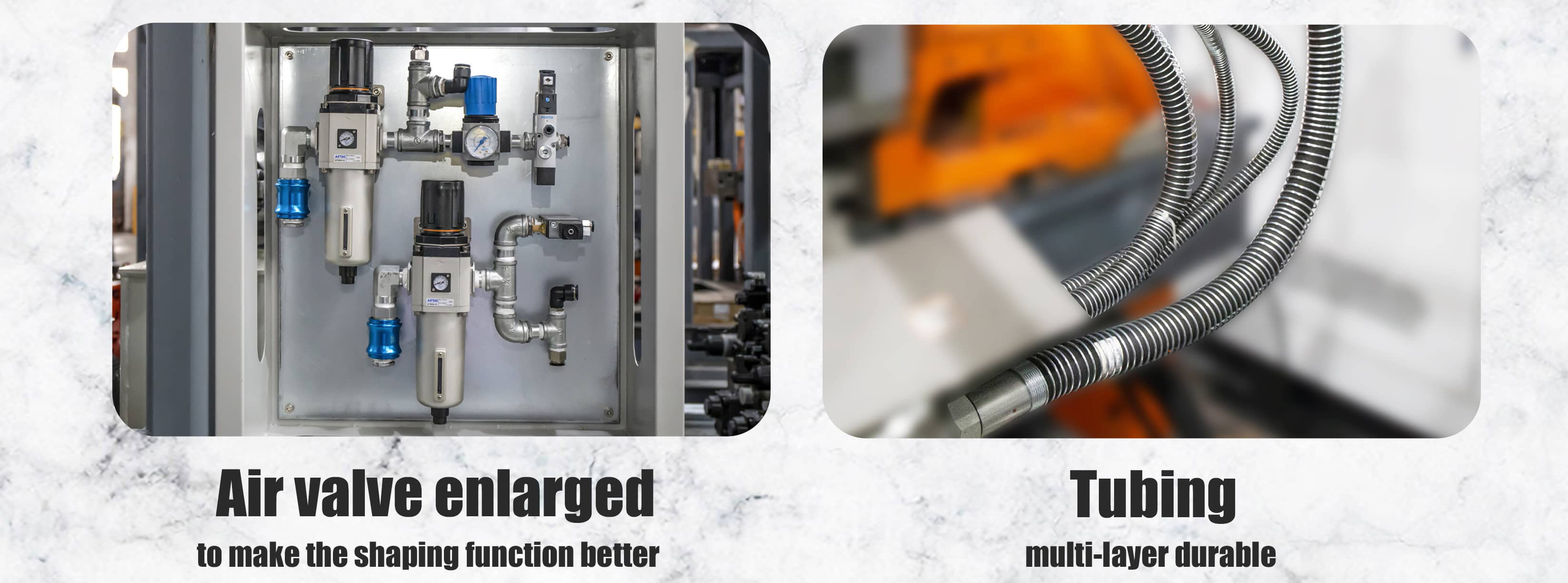 Two Station Plastic Hollow Blow Molding Machine Automatic For 1L - 5L