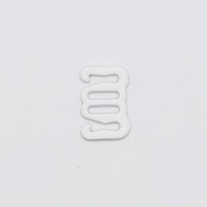 Quality 8mm Lingerie Buckle Nylon Coated Bra Strap Clasp Hooks wholesale