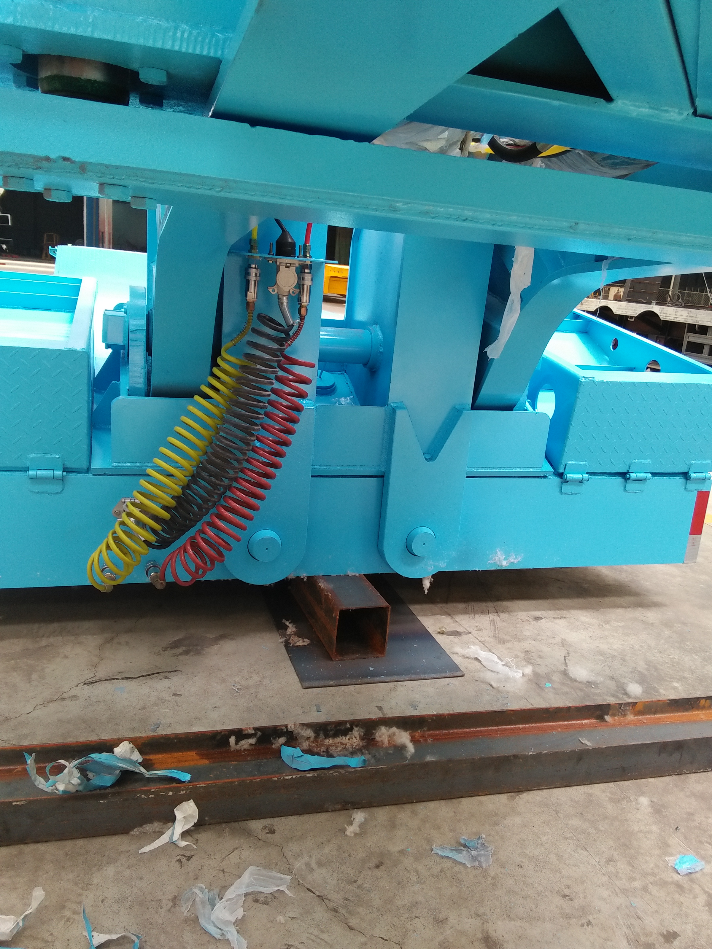 NDRC Announced Enterprise 2 Axle Loader Low Bed Lowboy Trailer with Air Suspension