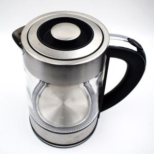 Quality 1.8L Clear Glass Electric Water Kettle 110v 220v Electric Kettle stainless steel wholesale