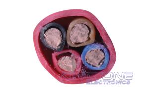 Quality Plenum PVC Shielded Fire Alarm Cable 18 AWG 4C Solid Copper Conductor wholesale