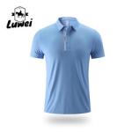 Men Polo Sport T Shirt Embroidered Logo Business Short Sleeve