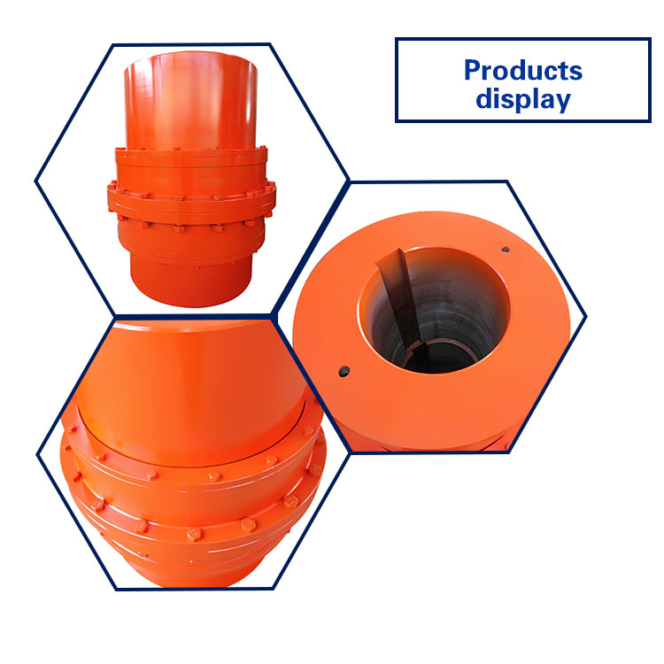 Drum Flexible Gear Coupling GIICL 20 Shaft Coupling For Steel Plant