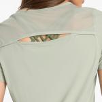 Athletic Ladies Yoga Tops / Short Sleeve Workout Shirts With Breathable Mesh