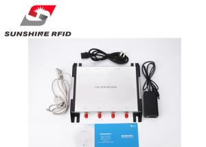 Quality Four Port Passive RFID Reader RS485 RS232 Enthernet Port For Logistics Tracking wholesale