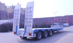 Quality Tri Axles 60 Ton Low Bed Trailer Heavy Transport wholesale