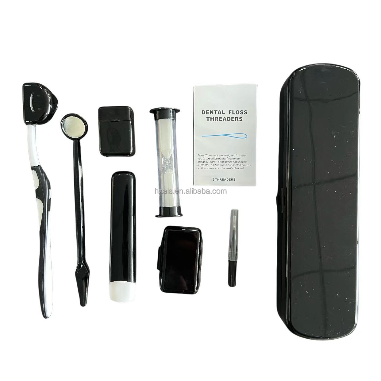 Manual Power Source Ortho Wax Floss Oral Mirror Included Portable Interdental Brush Kit with Highest Medical Grade Plastic