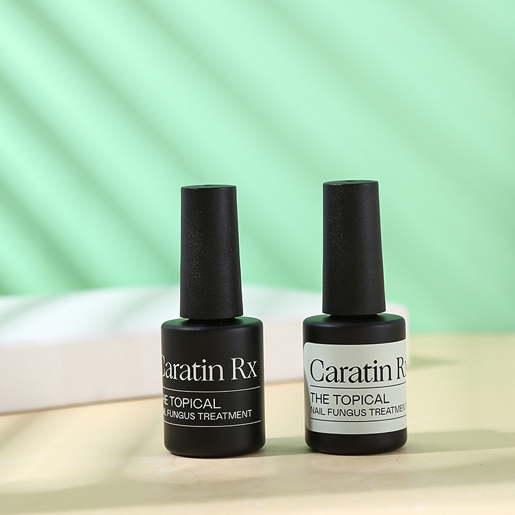 Glass Body Senior PAK Customize Private Label Product 10ml 15ml Empty Unique Black Matte Nail Polish Bottle with Black Cap