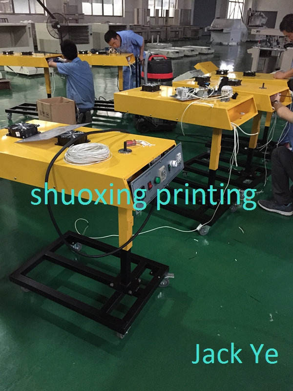 6 color 6 station manual t-shirt screen printing