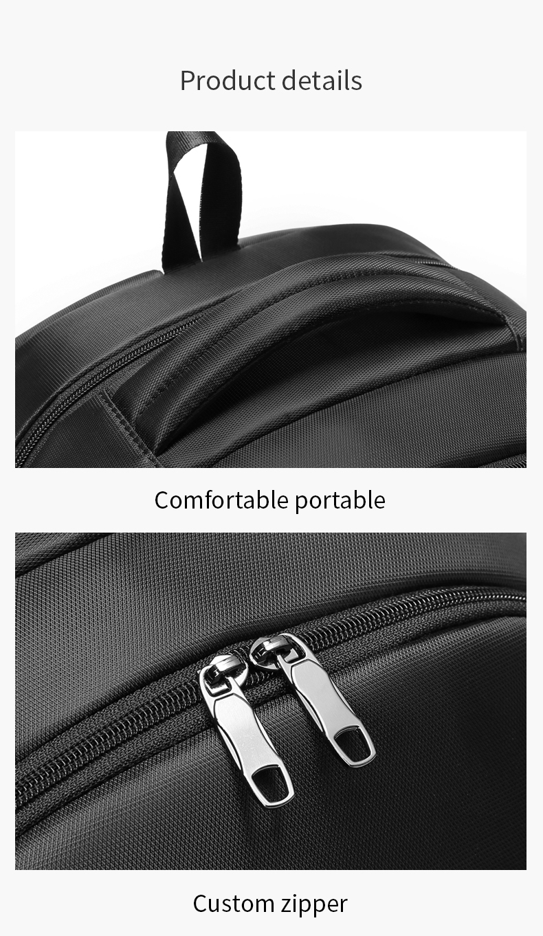 Factory new wholesale custom logo oem business usb men waterproof school bags laptop backpack