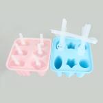 Family DIY Ice Cream Mold Tray With Food Grade Soft Silicone Material