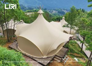 Quality Multi Functional Outdoor Indiana Tent With High Peak Tents For Resort Or Glamping wholesale