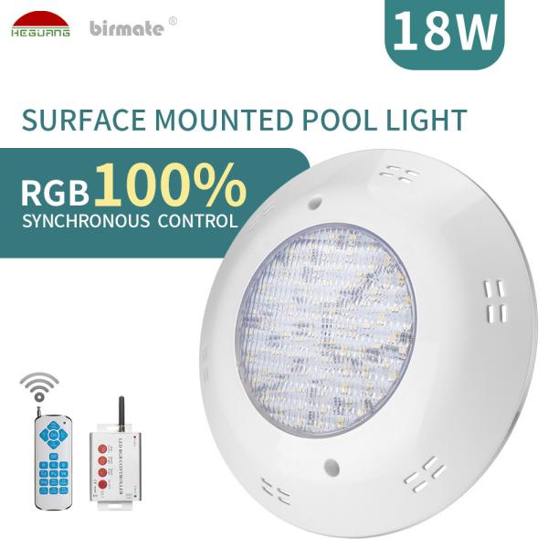 Synchronous Control Fiberglass Pool Lights ABS IP68 Swimming Pool Lights