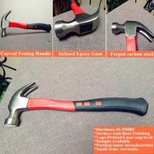 Quality 8oz American Type Carbon Steel Hand Working Claw Hammer (XL0038) wholesale